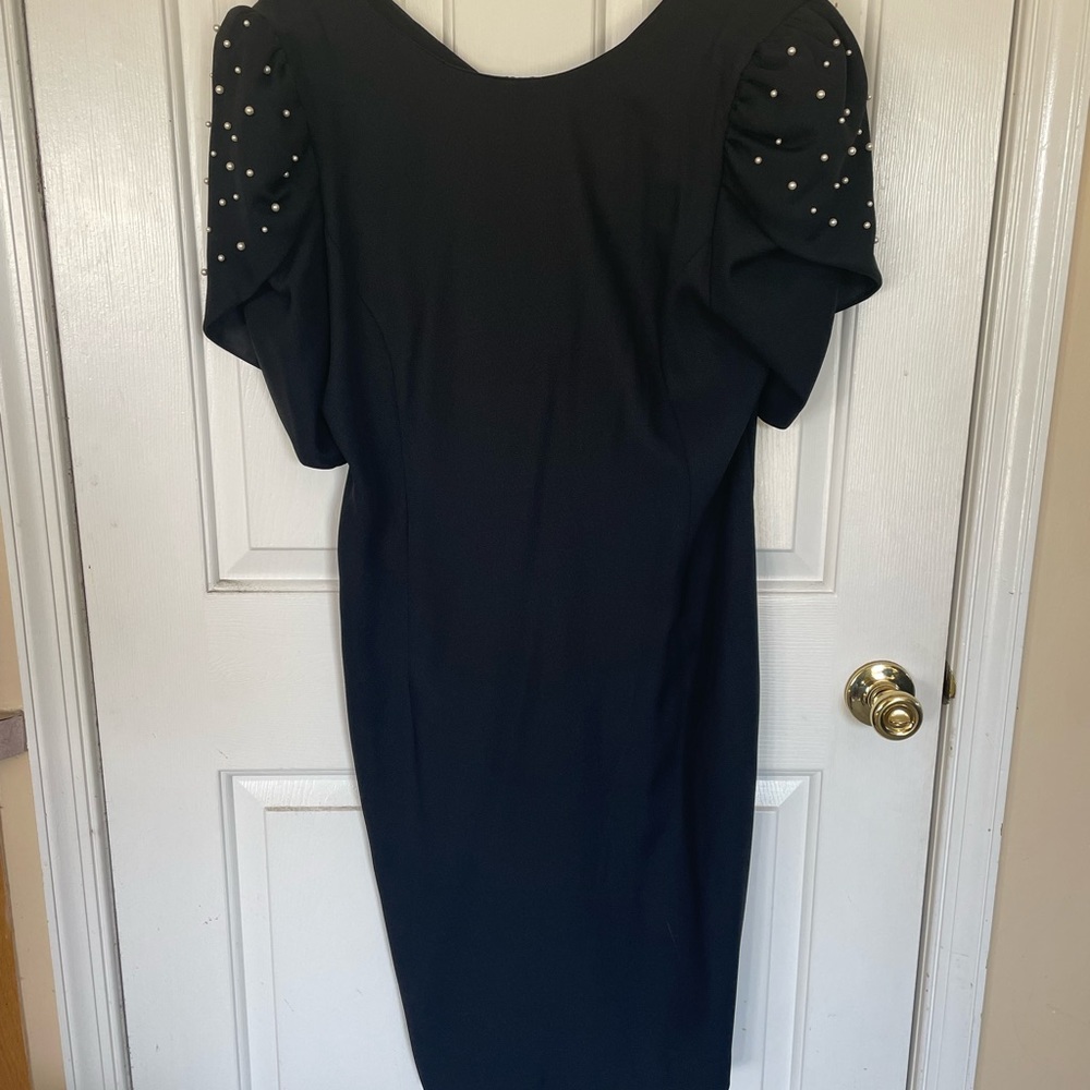 Michael maicella ltd little black dress size 16